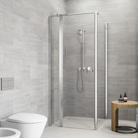 Sealskin Code Draaideur met vast deel (links) voor combinatie met een zijwand