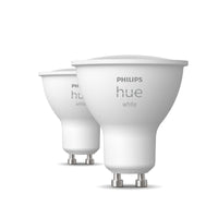Philips Hue LED spot dimbaar GU10 mat wit 5,2W 400LM 2st