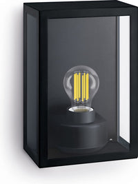 Philips LED buitenlamp Alzor wand rechthoek 25W zwart
