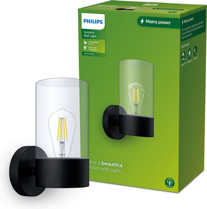 Philips LED buitenlamp Flareon wand rond 25W zwart