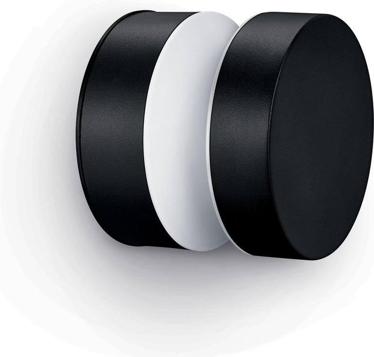 Philips LED buitenlamp Laven wand rond 6W zwart