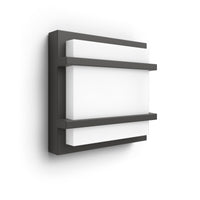 Philips LED wandbuitenlamp Petronia 3,8W antraciet