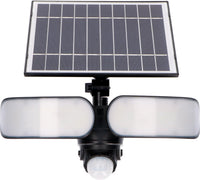 Led's Light solar buitenlamp Botshabelo LED muurlamp sensor zwart