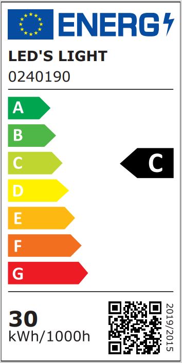 Led's Light LED buitenlamp Premium breedstraler 30W zwart