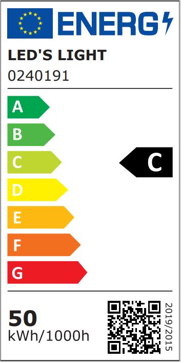 Led's Light LED buitenlamp Premium breedstraler 50W zwart