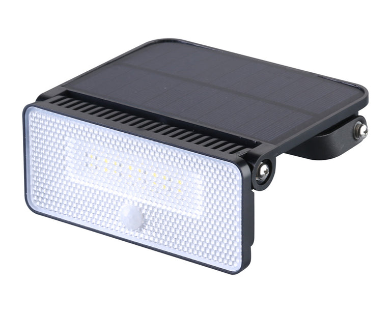 Led's Light solar buitenlamp LED breedstraler met sensor zwart