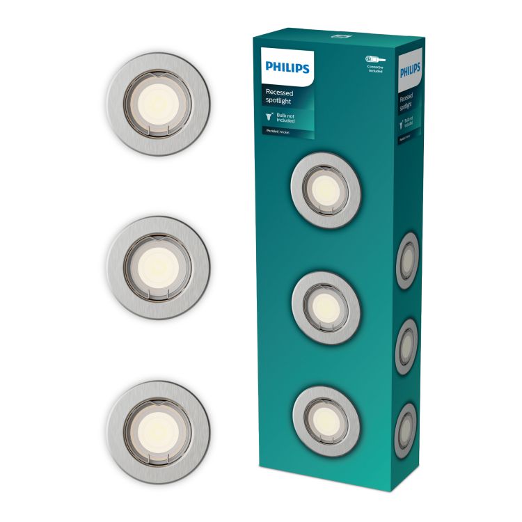 Philips inbouwspot Sceptrum LED 3W wit 3 stuks kopen Philips inbouwspot Sceptrum LED 3W wit 3 stuks kopen