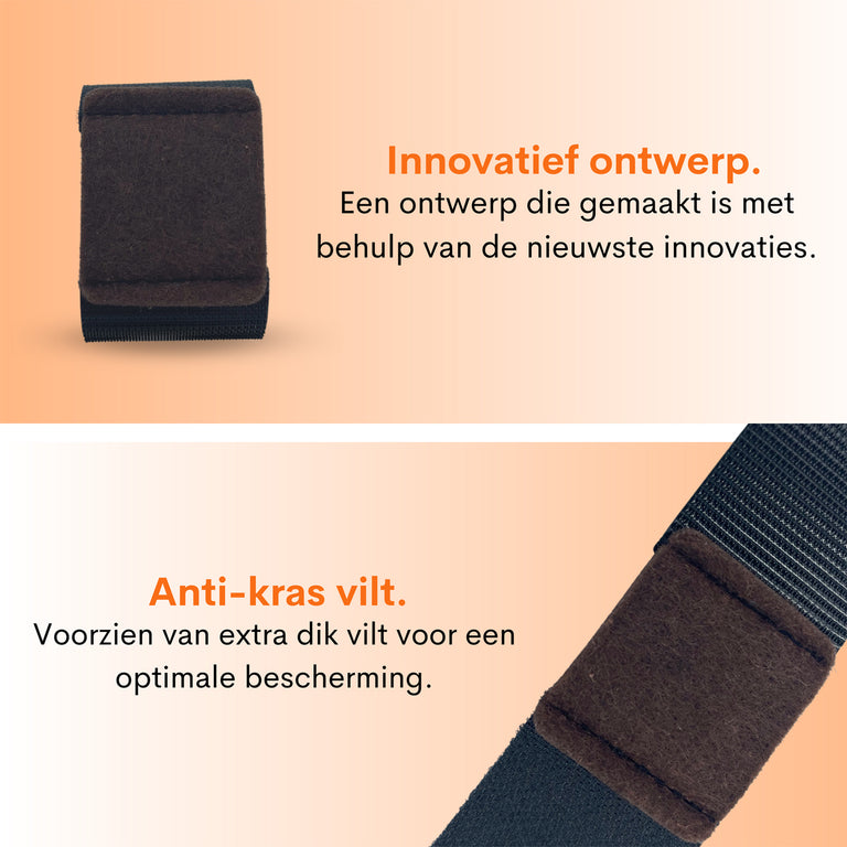 Flooq Filipe stoelpootbuisframe anti-krasviltdop zwart 14-35mm 12st