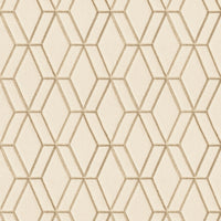 Wallstitch vliesbehang geometrisch beige 53cmx10m