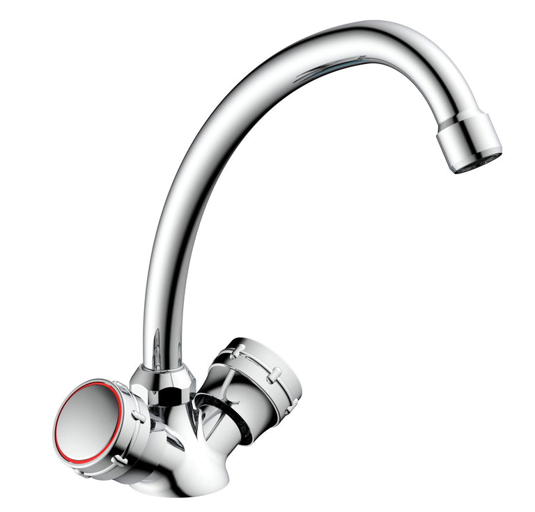 Eisl keukenkraan met draaiknop chroom