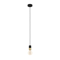 Eglo hanglamp Calari ⌀4,5cm E27 zwart