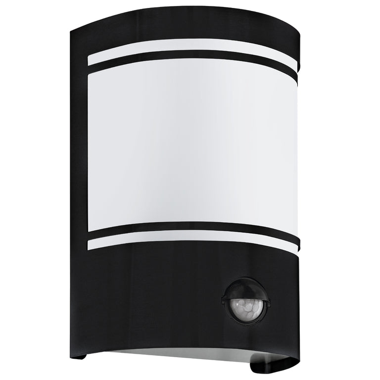 Eglo LED buitenlamp Cerno 2 wandlamp met bewegingssensor 40W zwart