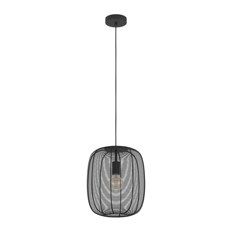 Eglo hanglamp Rinroe ⌀32,5cm E27 zwart