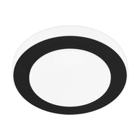 Eglo Carpi LED plafondlamp zwart wit