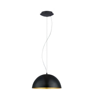 Eglo hanglamp Gaetano Ø38cm zwart/goud 