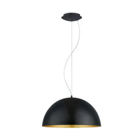 Eglo hanglamp Gaetano Ø53cm zwart/goud 