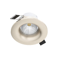 Eglo Saliceto LED inbouwspot ⌀8,8cm dimbaar nikkel-mat aluminium