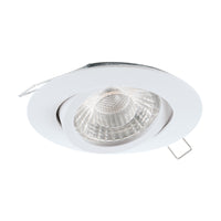 Eglo Tedo 1 LED inbouwspot ⌀8cm wit aluminium