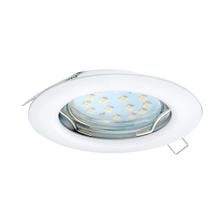 Eglo Peneto LED inbouwspot ⌀7,8cm wit staal