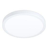 Eglo Fueva 5 LED badkamer plafondlamp rond wit