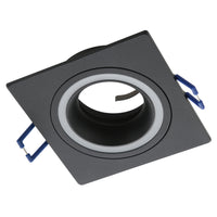 Eglo LED inbouwspot Carosso zwart 9,3cm dimbaar