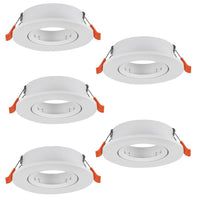 Eglo LED inbouwspot Barranco wit Ø90mm set van 5