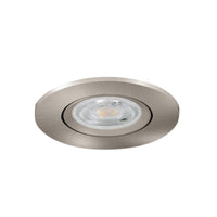 Eglo LED inbouwspot Barranco nikkelmat Ø84mm