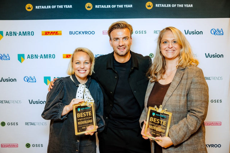 Machteld van Rooy (Marketing & E Commerce Manager), Harrit Boonstra (General Manager) en Joanne Schipper (Buying & Assortment Manager)