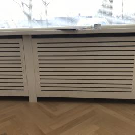 radiatorbekleding gemonteerd                                       HUBO XL losser 0535360534