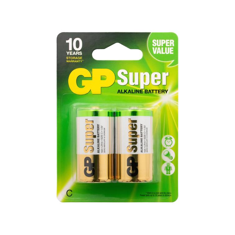 GP Super Alkaline batterij C
