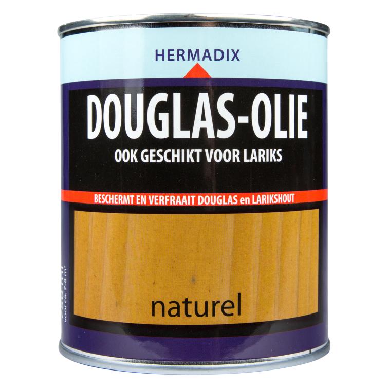 Hermadix Douglas olie mat transparant 750ml.