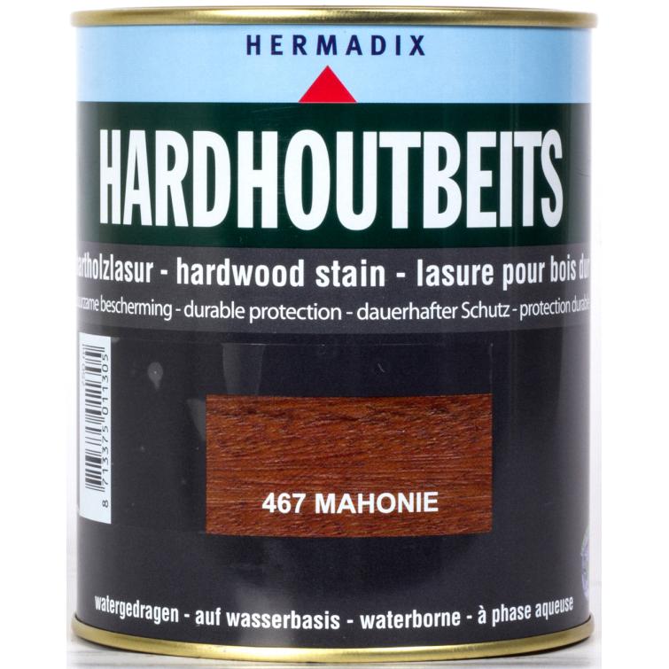 Hermadix Hardhoutbeits zijdeglans 467 mahonie 750ml.