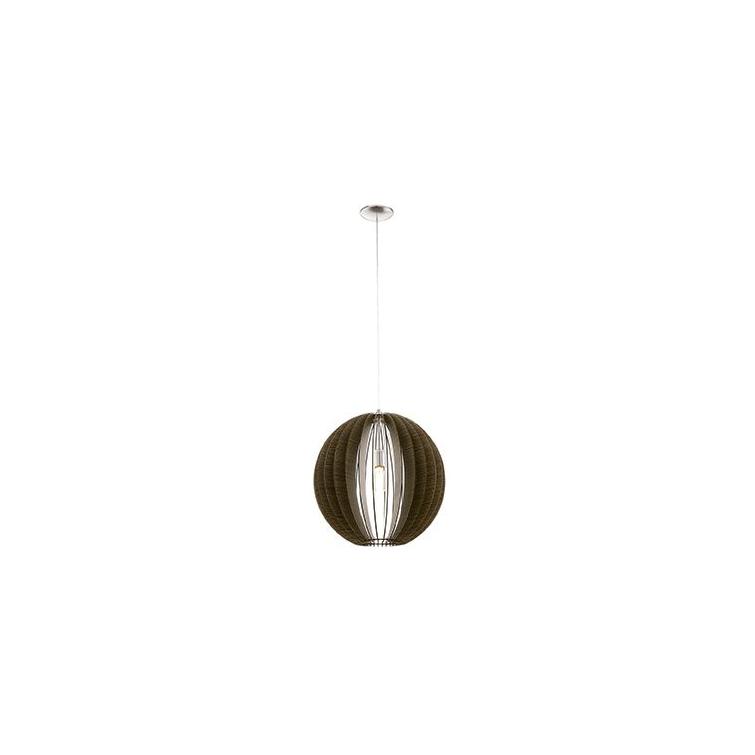 Eglo hanglamp Cossano Ø50cm bruin