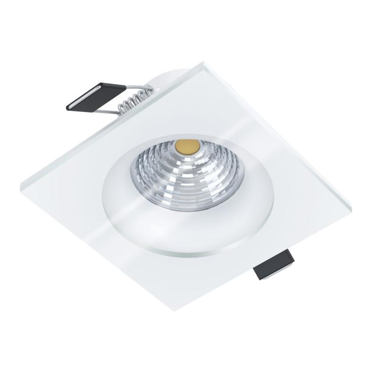 Eglo Salabate LED inbouwspot ⌀8,8cm dimbaar wit aluminium