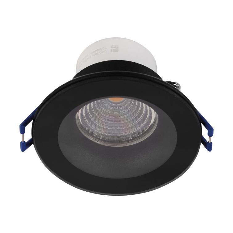 Eglo Salabate LED inbouwspot ⌀8,8cm dimbaar zwart