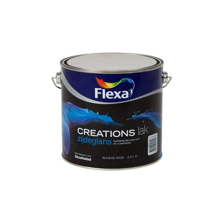 Flexa Creations lak zijdeglans W05 mengbaar 2,5l