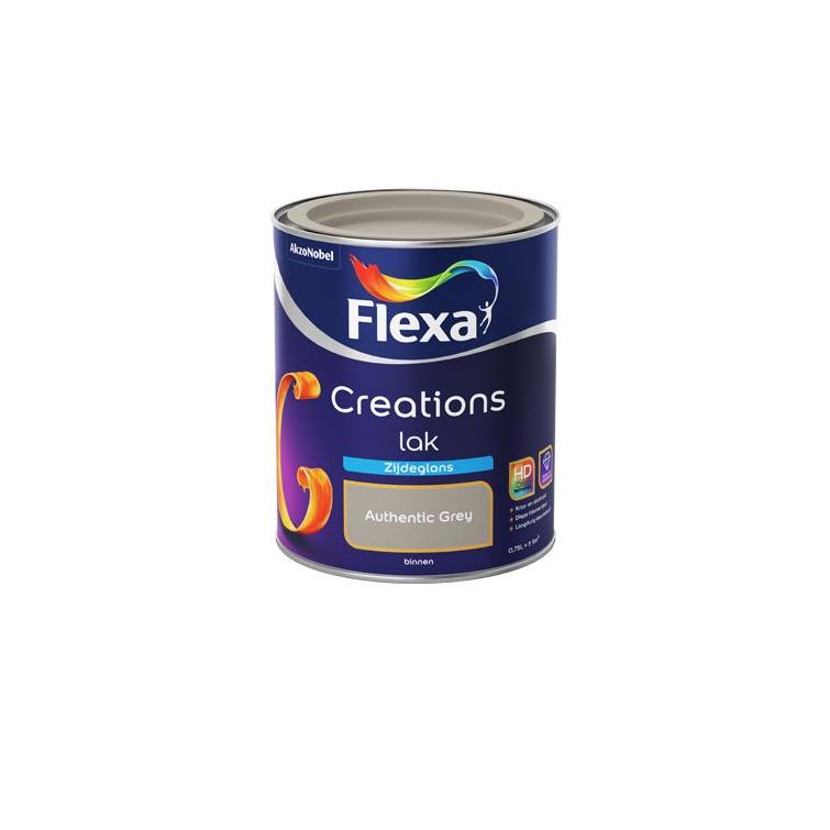 Flexa Creations lak zijdeglans authentic grey 750ml