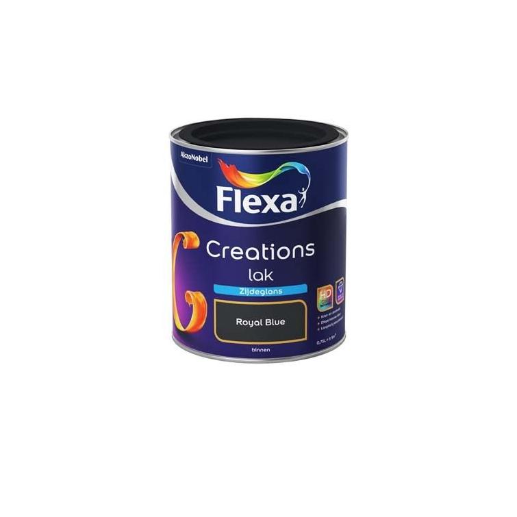 Flexa Creations lak zijdeglans royal blue 750ml