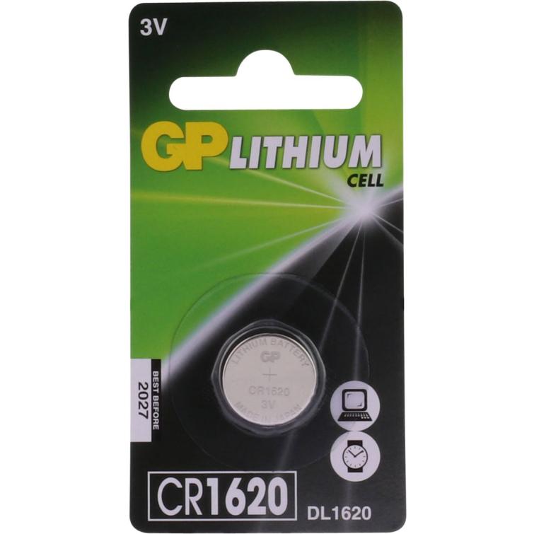 GP batterij knoopcel CR1620 lithium