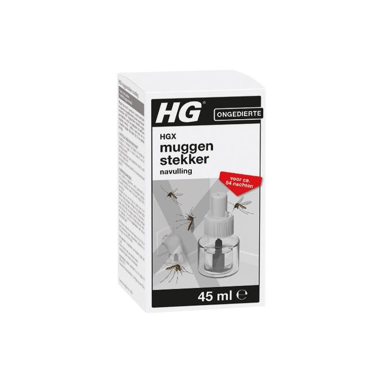 HG muggenstekker navul 45ml