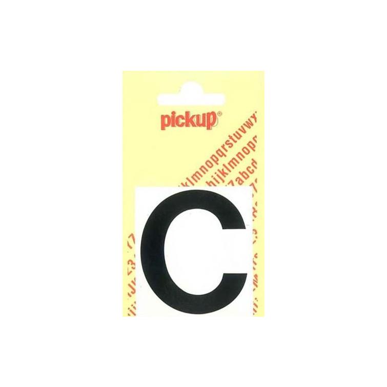 Pickup Helvetica plakletter hoofdletter C zwart 40mm