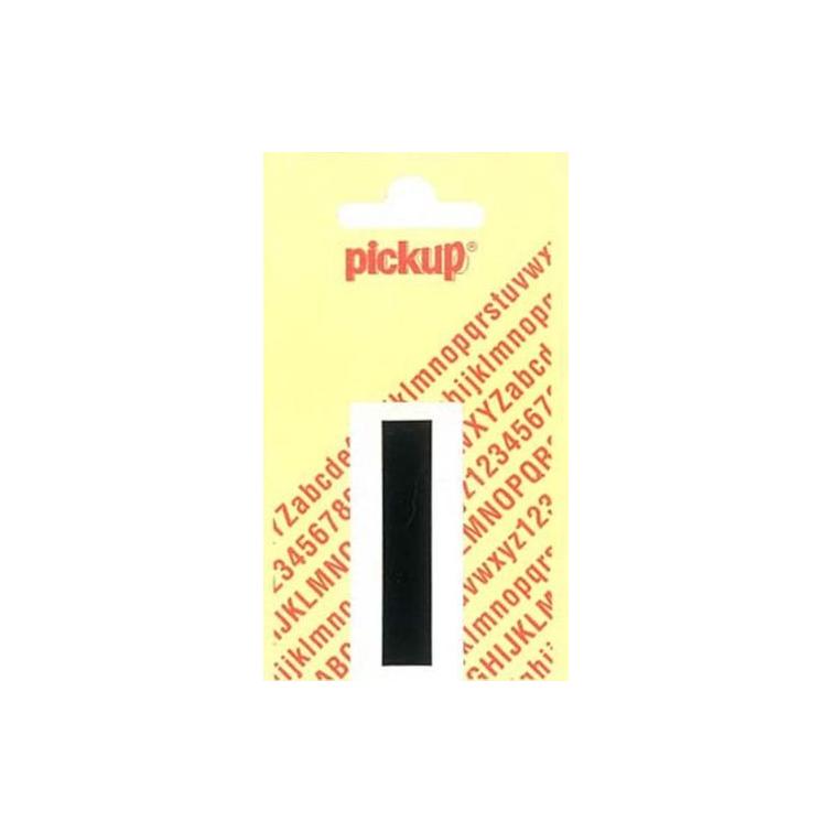 Pickup Helvetica plakletter hoofdletter I zwart 60mm