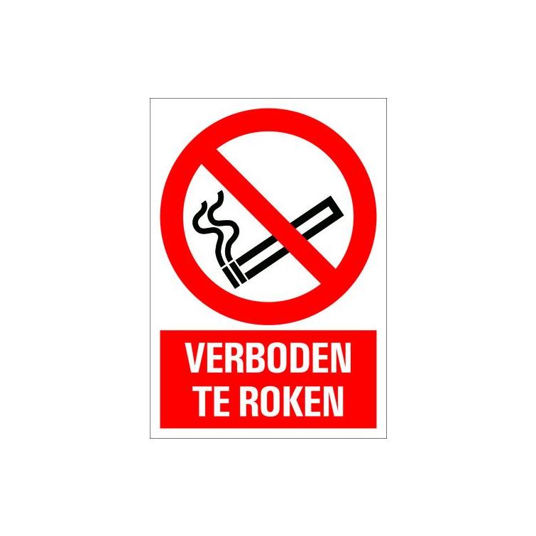 Pickup pictogram verboden te roken 330x230mm