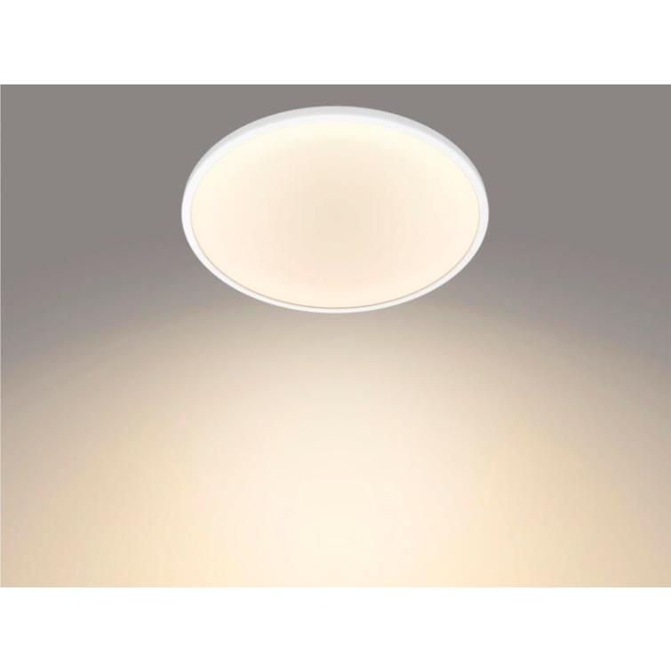 Philips Superslim LED plafondlamp ⌀25cm dimbaar wit kunststof