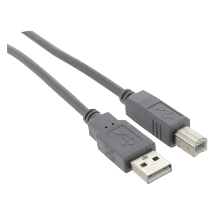 Q-Link USB kabel 2.0 grijs 2m
