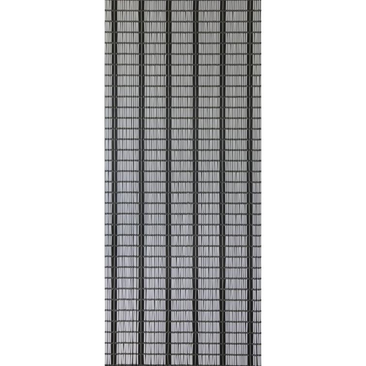 Sun-Arts vliegengordijn model 408 hulzengordijn  wit/zwart/zilver 90 x 210 cm