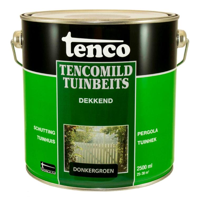 Tenco Tencomild tuinbeits halfglans donkergroen 2,5L
