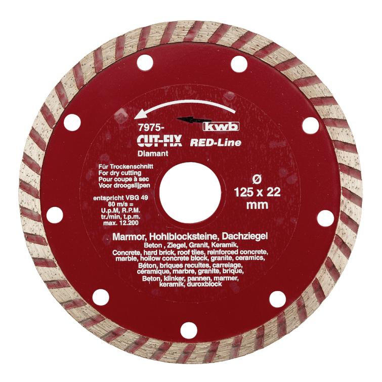 KWB Cut-Fix Red-Line diamantschijf 115mm