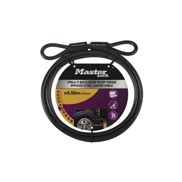 Masterlock kabelslot ⌀1x450 cm staal zwart