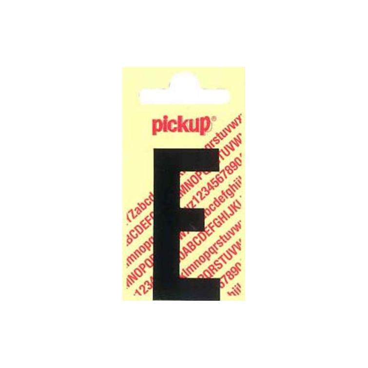 Pickup Nobel plakletter E mat zwart 150mm